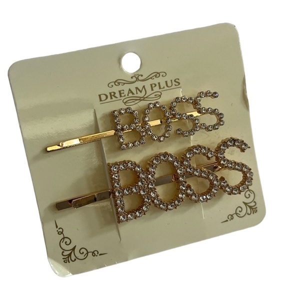 Accessories - Boss Rhinestone Hair Bobby Pin Hairclips